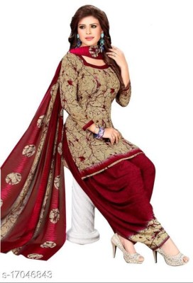 HouseOfCommon Crepe Printed Salwar Suit Material