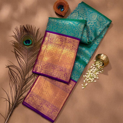 Kanjivaram Jacquard Striped Blouse Material