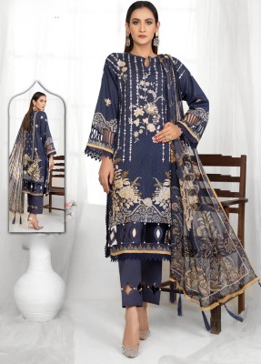 REET MAHAL Pure Cotton Printed Salwar Suit Material