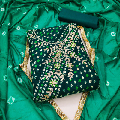 Tasrika Cotton Blend Printed Salwar Suit Material