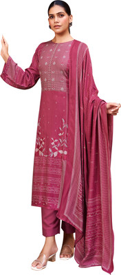 HouseOfCommon Wool Embroidered Salwar Suit Material