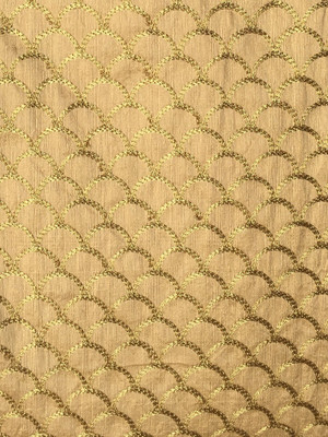 Dudheeba Textiles Silk Blend Embroidered Blouse Material