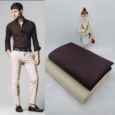 tmcretion Polycotton Solid Shirt & Trouser Fabric