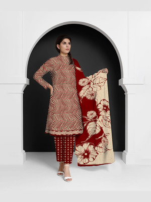 FlexFeb Viscose Rayon Printed Salwar Suit Material
