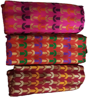 Cotton colors Cotton Silk Self Design Blouse Material