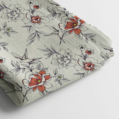 Arihant Creations Polycotton Printed Multi-purpose Fabric