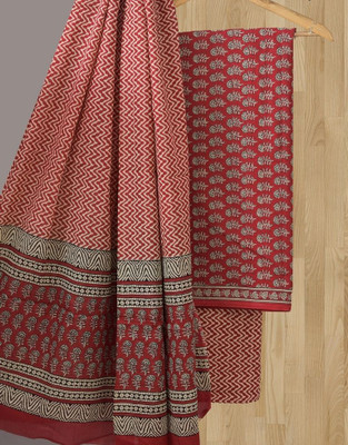 RIGDOM Pure Cotton Floral Print Salwar Suit Material