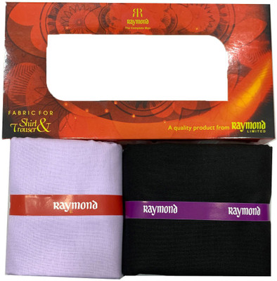 Raymond Cotton Blend Solid Shirt & Trouser Fabric