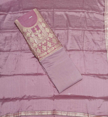 ADAB SAREES Jacquard Solid Salwar Suit Material