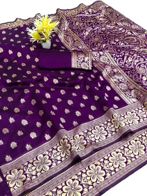 Janvi Boutique Pure Silk Self Design Blouse Material