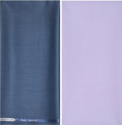 KUNDAN SULZ GWALIOR Polycotton Self Design Shirt & Trouser Fabric
