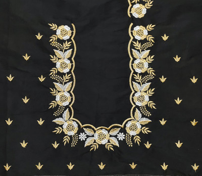 vishwambhari enterprise Art Silk Embroidered Blouse Material