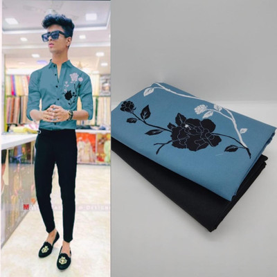 GIRIRAJ Polycotton Printed Shirt & Trouser Fabric