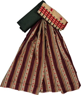 DRESSED UP DIVAS Cotton Blend Printed Kurta & Churidar Material