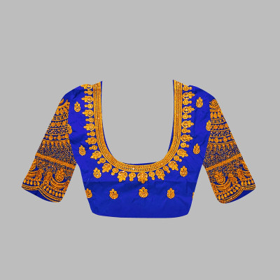 ORIGINEXCLUSIVE Art Silk Embroidered Blouse Material
