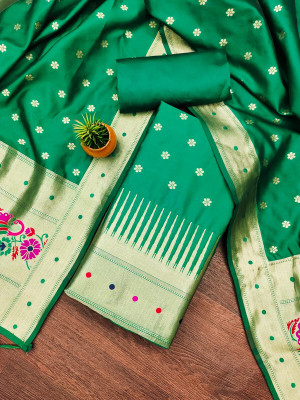 DEVANGI Art Silk Solid Salwar Suit Material