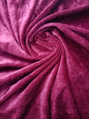 ALINA MODA Velvet Solid Multipurpose Running Fabric
