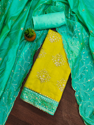 M FASHION Modal Embroidered Salwar Suit Material