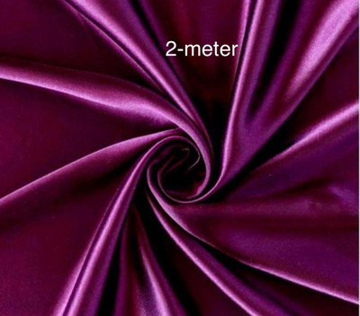 ORIENTDRESS Satin Solid Multipurpose Running Fabric