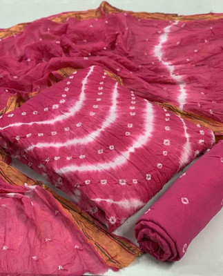 SKGREEN Cotton Blend Printed Salwar Suit Material
