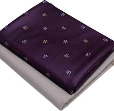 KRISHNA FASHION MART Cotton Blend Printed Shirt & Trouser Fabric