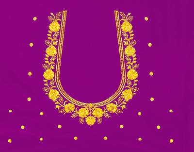ORIGINEXCLUSIVE Art Silk Embroidered Blouse Material
