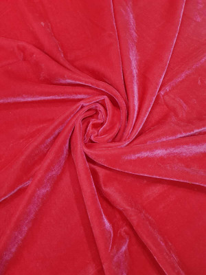 Seg Velvet Solid Multipurpose Running Fabric