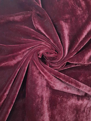 Seg Velvet Solid Multipurpose Running Fabric