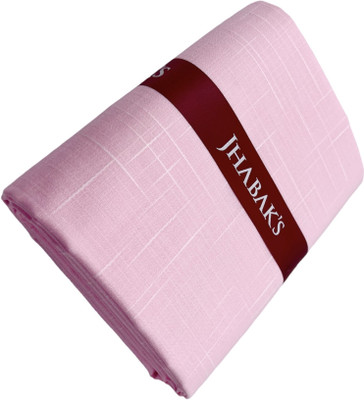 JHABAK'S Cotton Linen Self Design Shirt Fabric