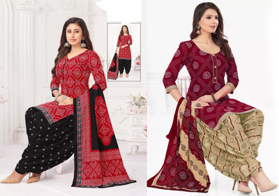 laxmi creation Crepe Printed Salwar Suit Material