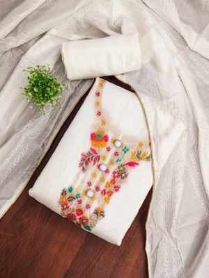 Jaipur Kurti Pure Cotton Floral Print Salwar Suit Material