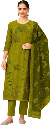 ShEmpire Wool Printed Salwar Suit Material