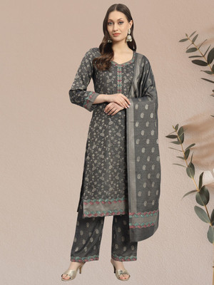 Safaa Wool Self Design Kurta & Palazzo Material