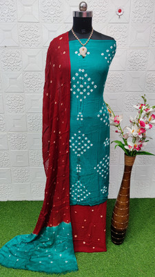 VERCO Viscose Rayon Solid Salwar Suit Material