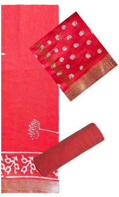 Eddika Cotton Silk Colorblock Salwar Suit Material