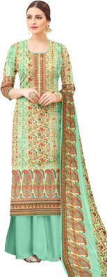 HouseOfCommon Wool Printed Salwar Suit Material