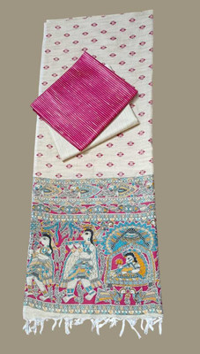 Manikant Handloom Cotton Silk Printed Salwar Suit Material