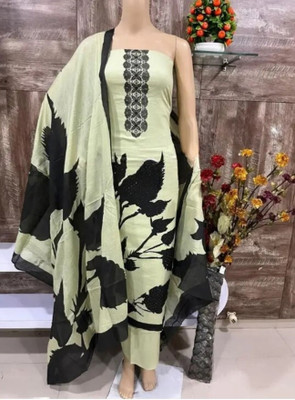 krishna boutique Pure Cotton Printed Salwar Suit Material