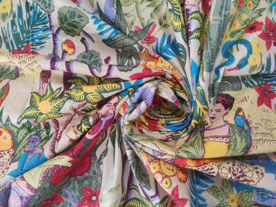 DEVVART Pure Cotton Printed Multi-purpose Fabric