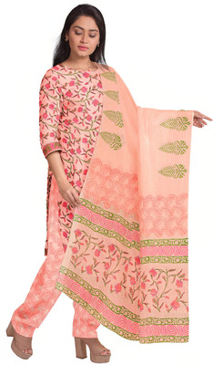 RIGDOM Pure Cotton Printed Salwar Suit Material