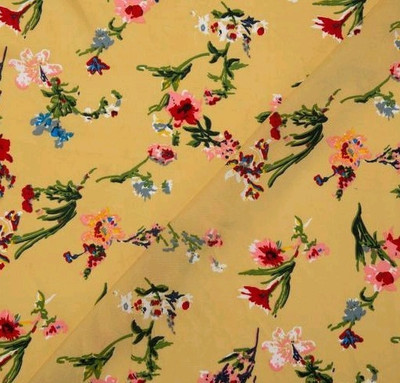HouseOfCommon Crepe Printed Kurta Fabric