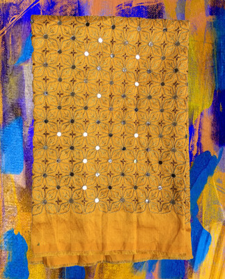 HouseOfCommon Silk Blend Embroidered Blouse Material