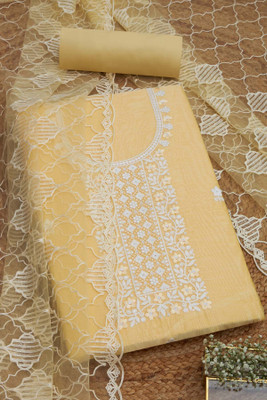 soch Chanderi Embroidered Salwar Suit Material