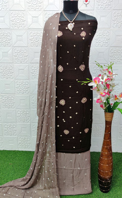 INITHI Viscose Rayon Solid Salwar Suit Material