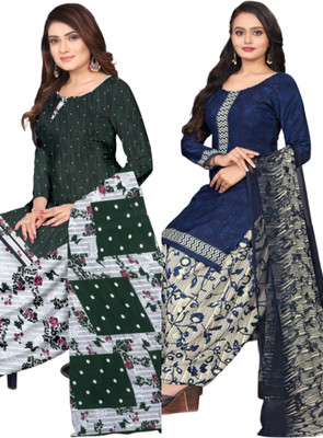 HouseOfCommon Cotton Blend Printed Salwar Suit Material