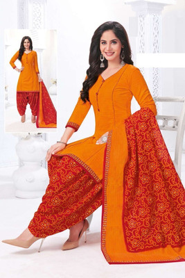 S Creation Crepe Printed Salwar Suit Material