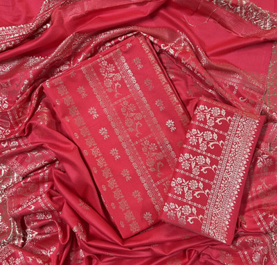 EJS Wool Self Design Salwar Suit Material