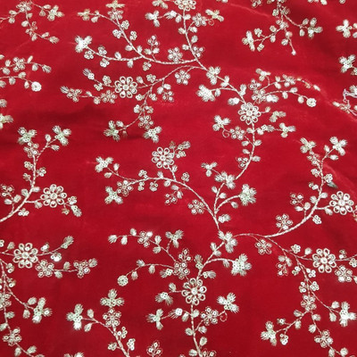 Seg Velvet Embellished Multi-purpose Fabric