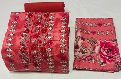 Menaa Pure Cotton Self Design Salwar Suit Material