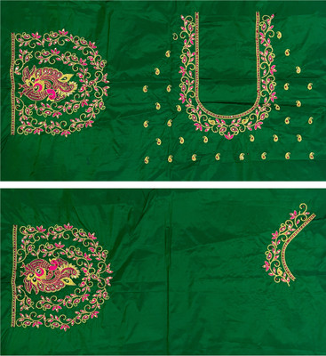 VLIPCARTZ Pure Silk Embroidered Blouse Material